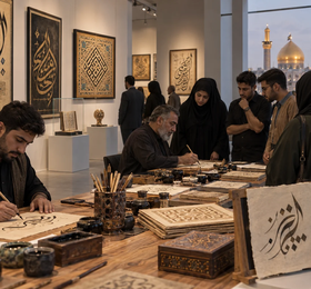 معرض الخط العربي في النجف